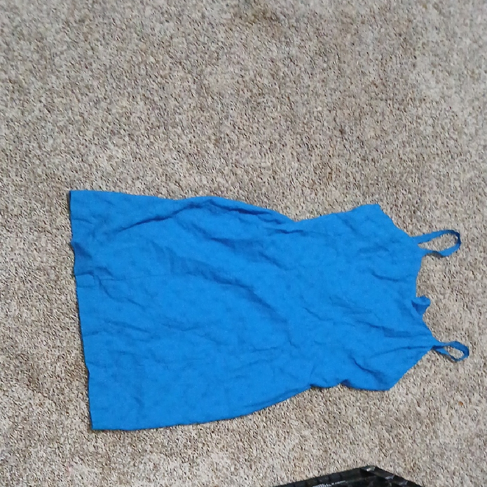 Blue Sleeveless Top